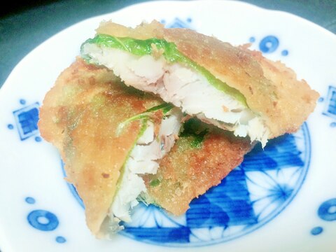 少ない油で☆ヘルシーささみと鯵のフライ